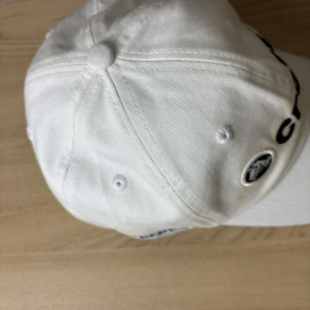 Crocs Hat Cap Strap Back White AVP Volleyball Tour Adjustable
